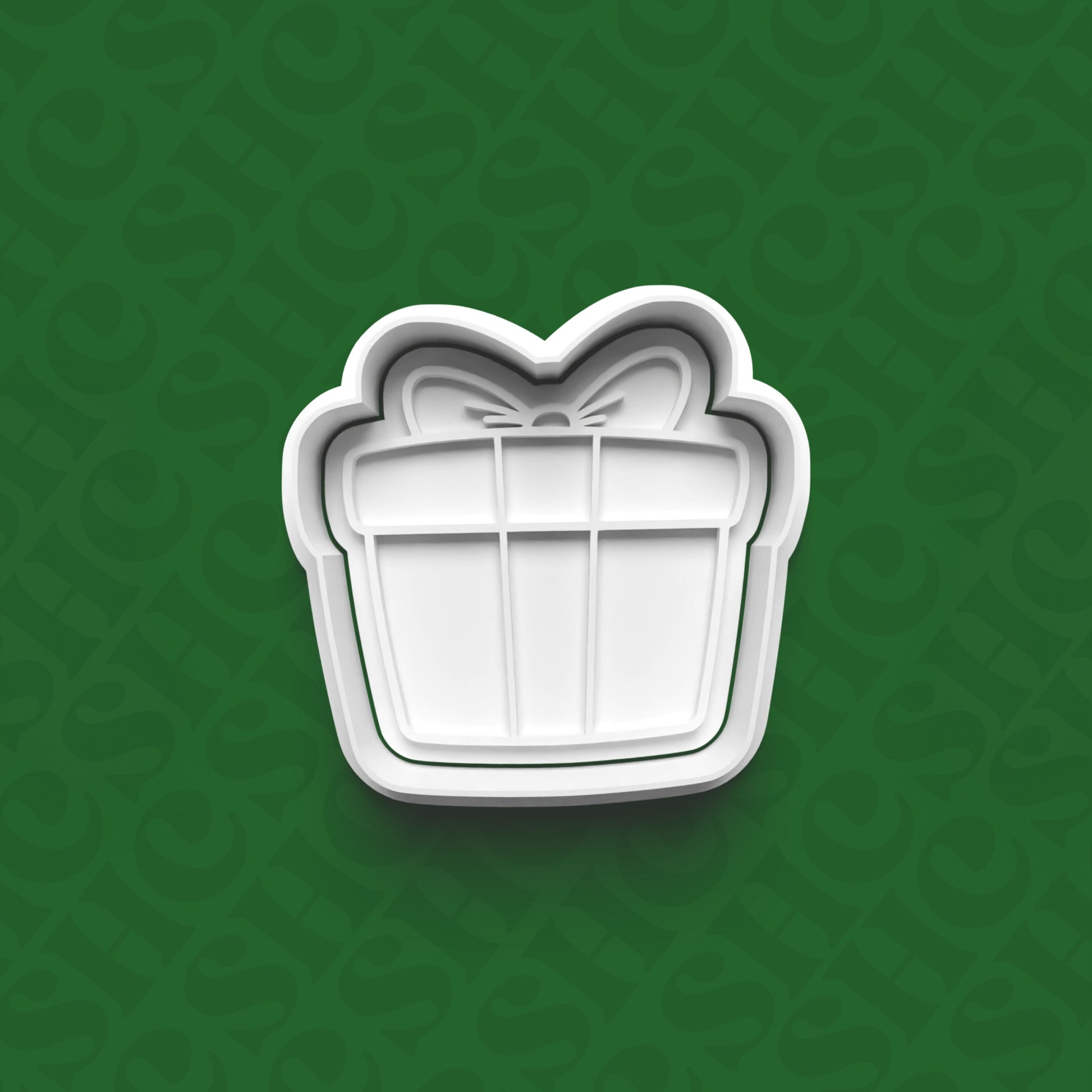 DONE TO ORDER: Present Cookie Cutter + Fondant Stamp Set - SHCreations