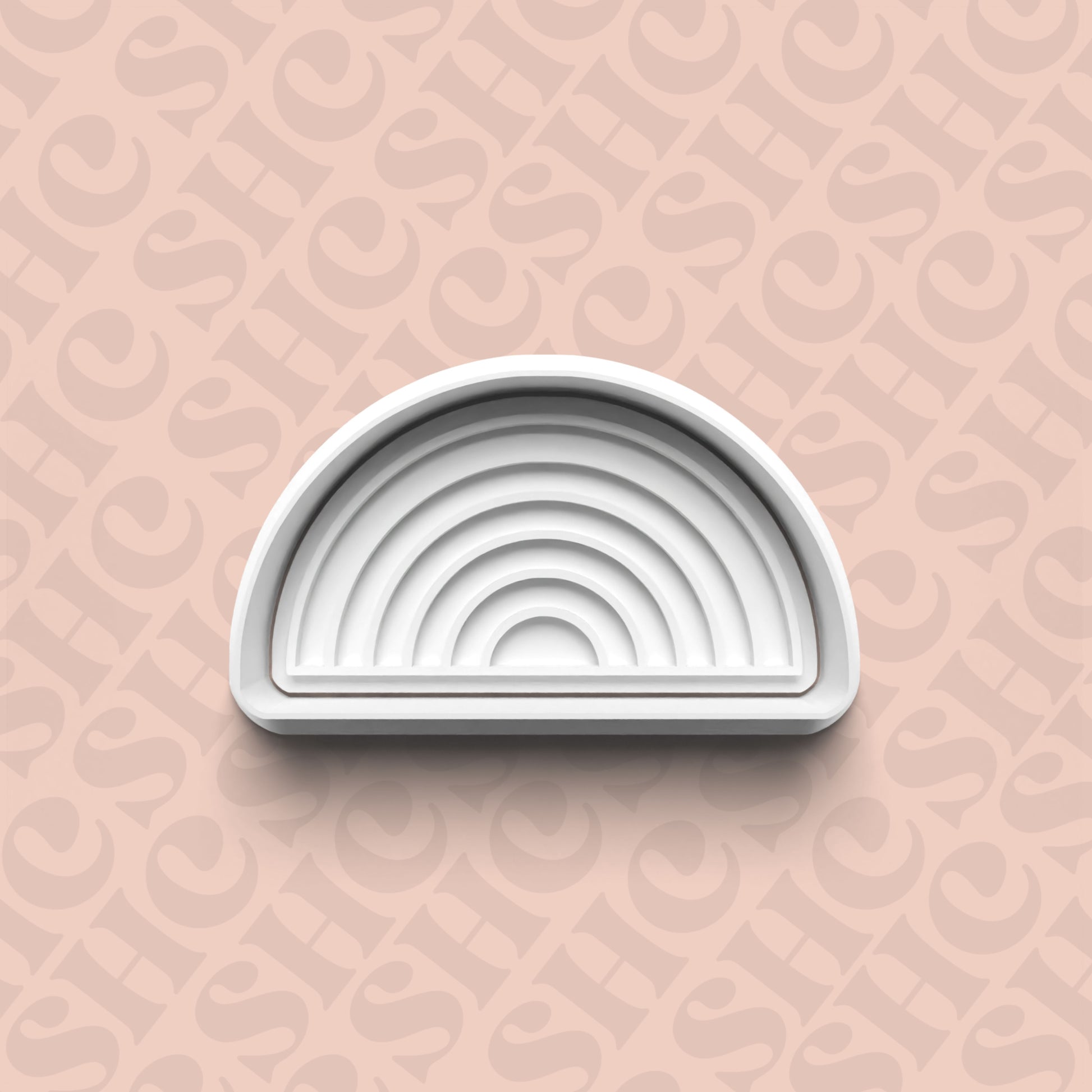 DONE TO ORDER: Rainbow Cookie Cutter + Fondant Stamp Set 3 - SHCreations