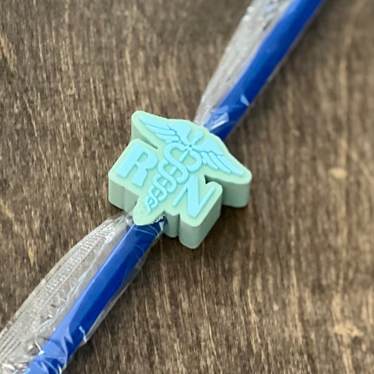 DONE TO ORDER: RN Straw Topper, 40 oz Tumbler Straw Topper - SHCreations