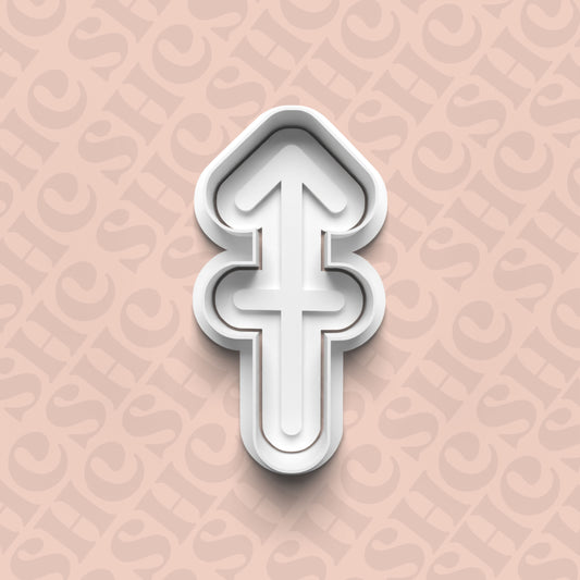 DONE TO ORDER: Sagittarius Cookie Cutter + Fondant Stamp Set - SHCreations
