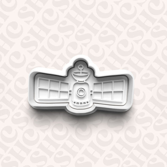 DONE TO ORDER: Satellite Cookie Cutter + Fondant Stamp Set 2 - SHCreations