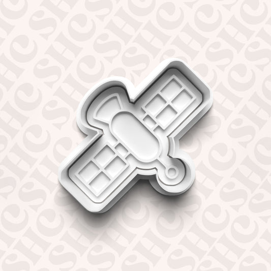 DONE TO ORDER: Satellite Cookie Cutter + Fondant Stamp Set - SHCreations