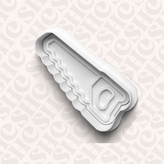 DONE TO ORDER: Saw Cookie Cutter + Fondant Stamp Set - SHCreations