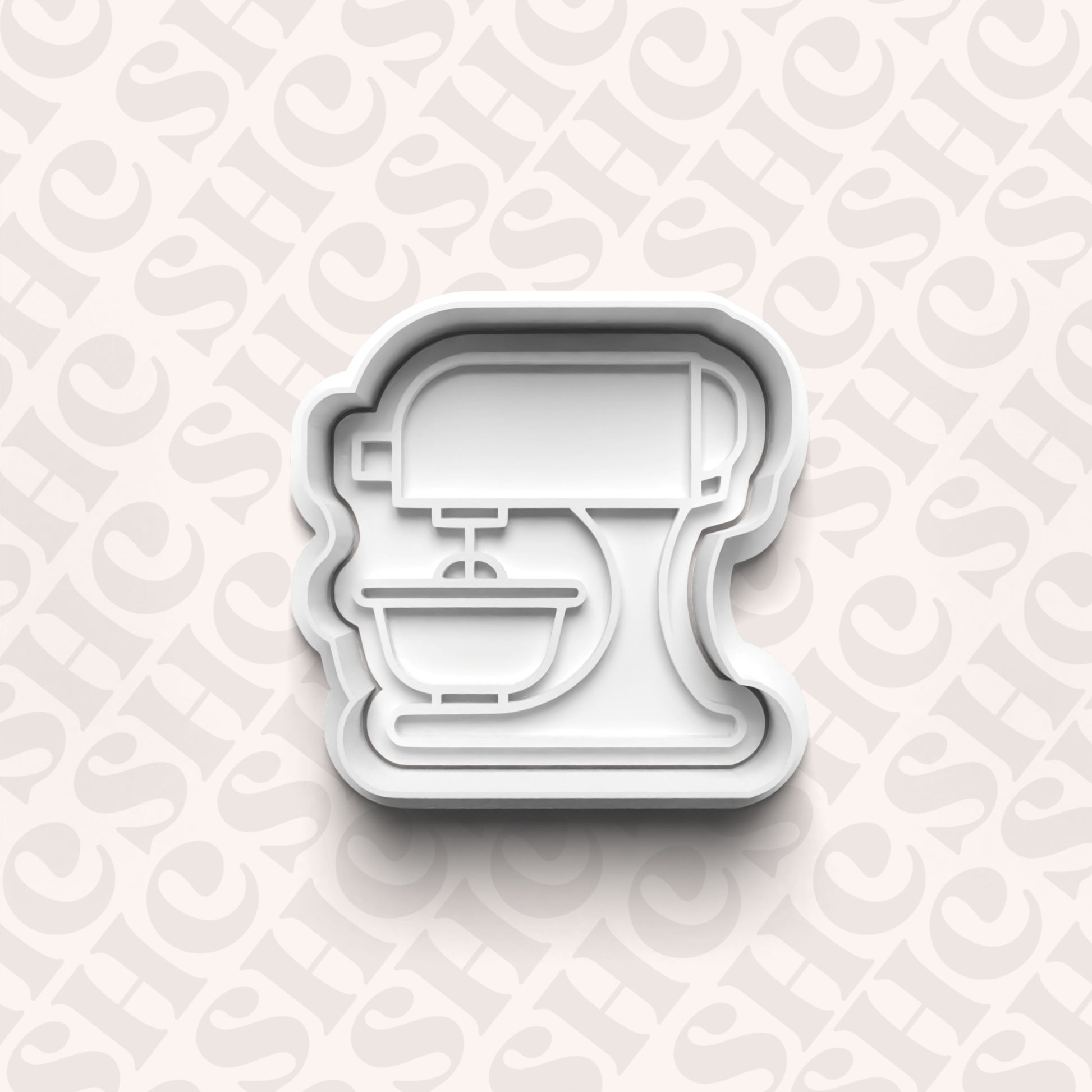 DONE TO ORDER: Standing Mixer Cookie Cutter + Fondant Stamp Set - SHCreations