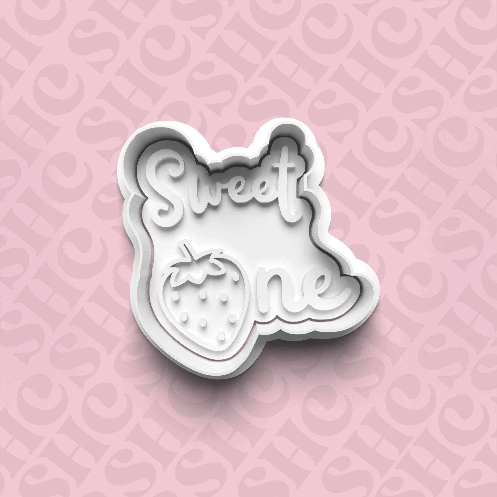 DONE TO ORDER: 'Sweet One' Cookie Cutter + Fondant Stamp Set - SHCreations