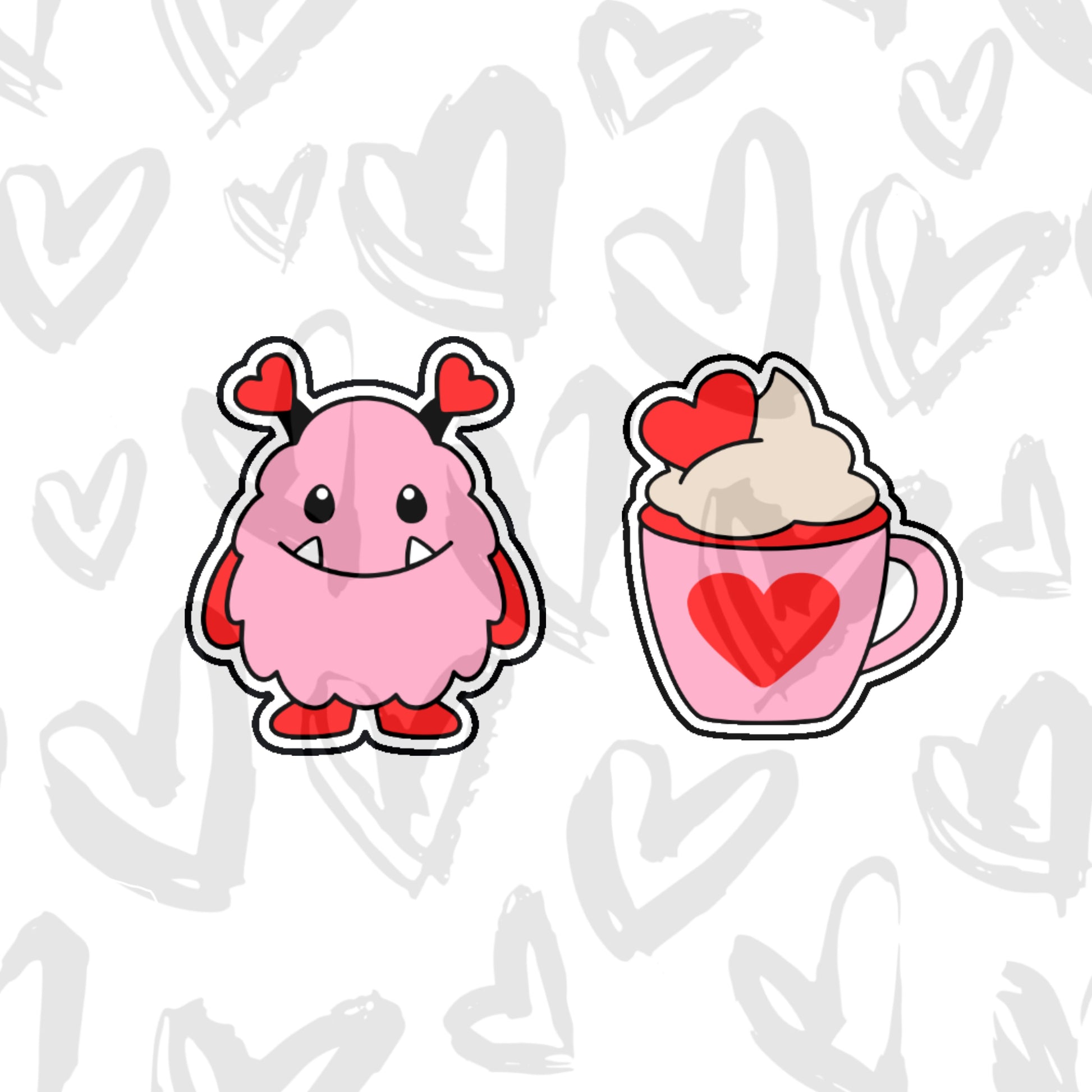 DONE TO ORDER: Valentine Mini Cookie Cutter Set 2 - SHCreations