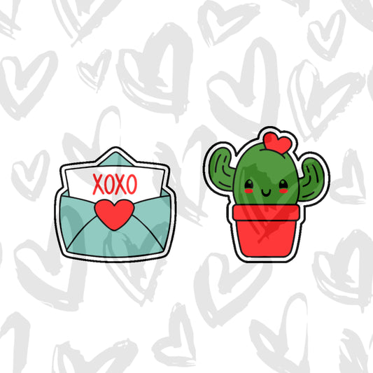 DONE TO ORDER: Valentine Mini Cookie Cutter Set 3 - SHCreations