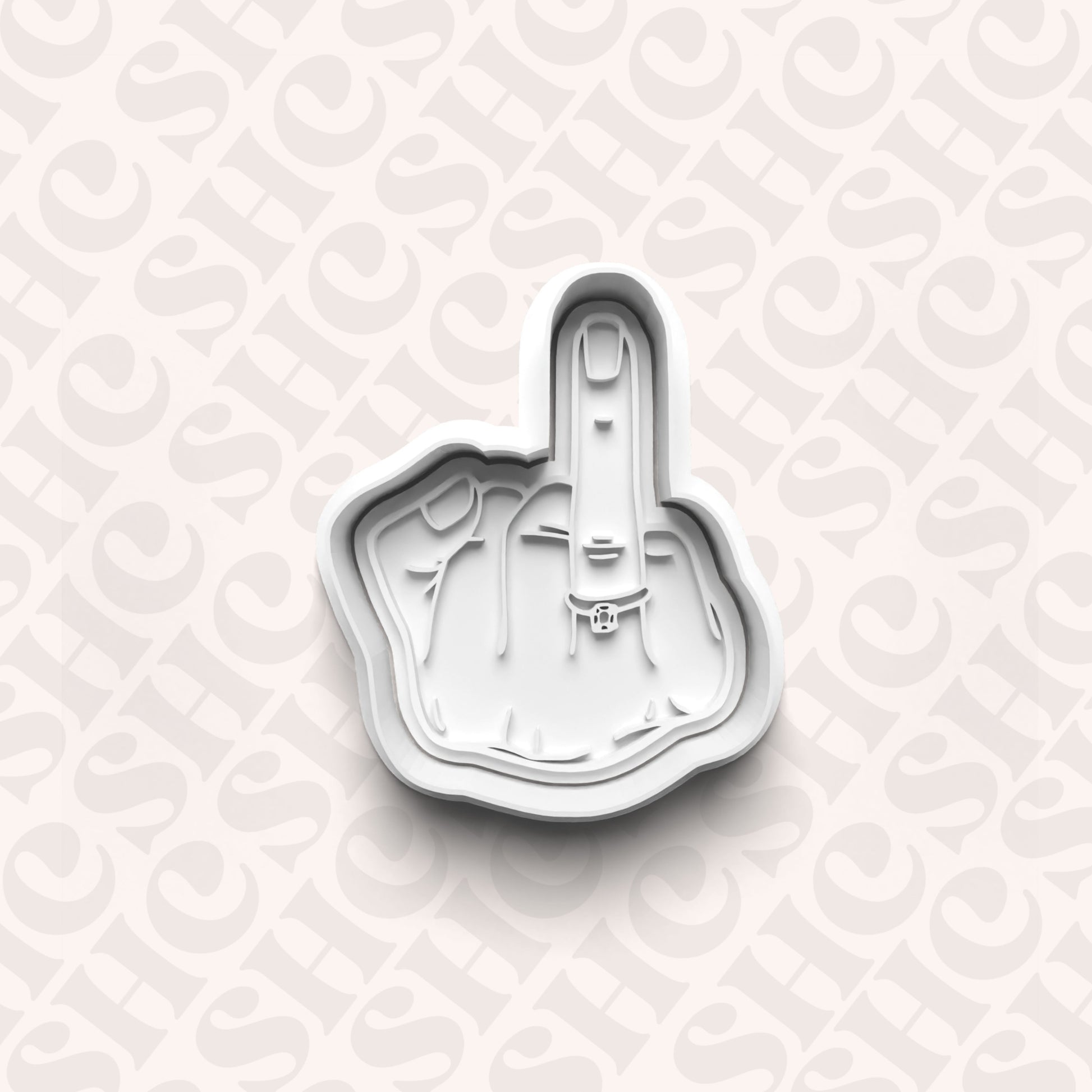 DONE TO ORDER: Wedding Finger Cookie Cutter + Fondant Set - SHCreations
