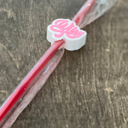 DONE TO ORDER: 'Wifey' Straw Topper, 40 oz Tumbler Straw Topper - SHCreations