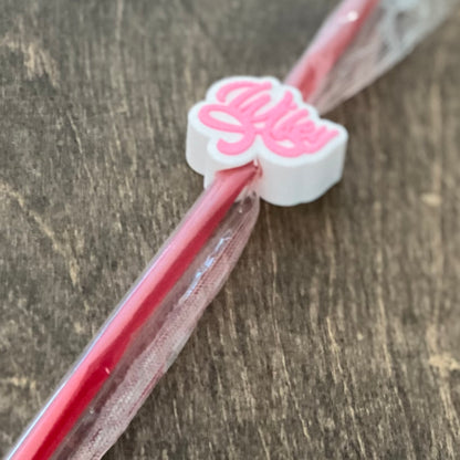 DONE TO ORDER: 'Wifey' Straw Topper, 40 oz Tumbler Straw Topper - SHCreations