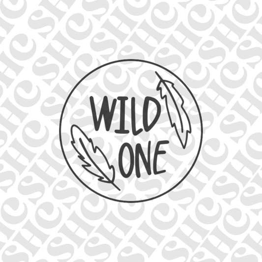 DONE TO ORDER: "Wild One" Fondant Stamp 1 - SHCreations