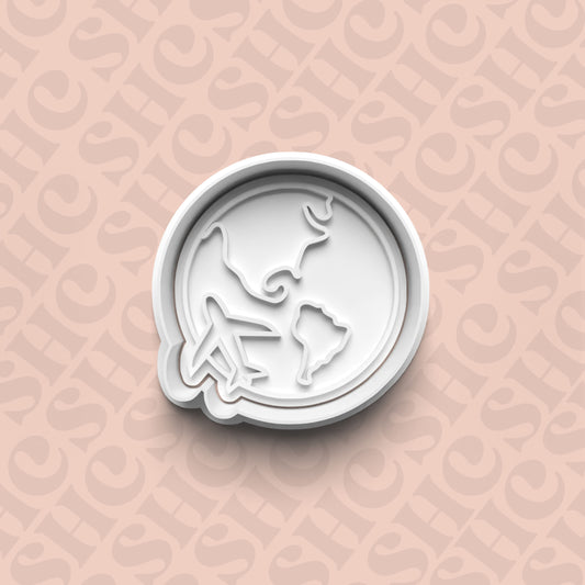 DONE TO ORDER: World Cookie Cutter + Fondant Stamp Set 2 - SHCreations