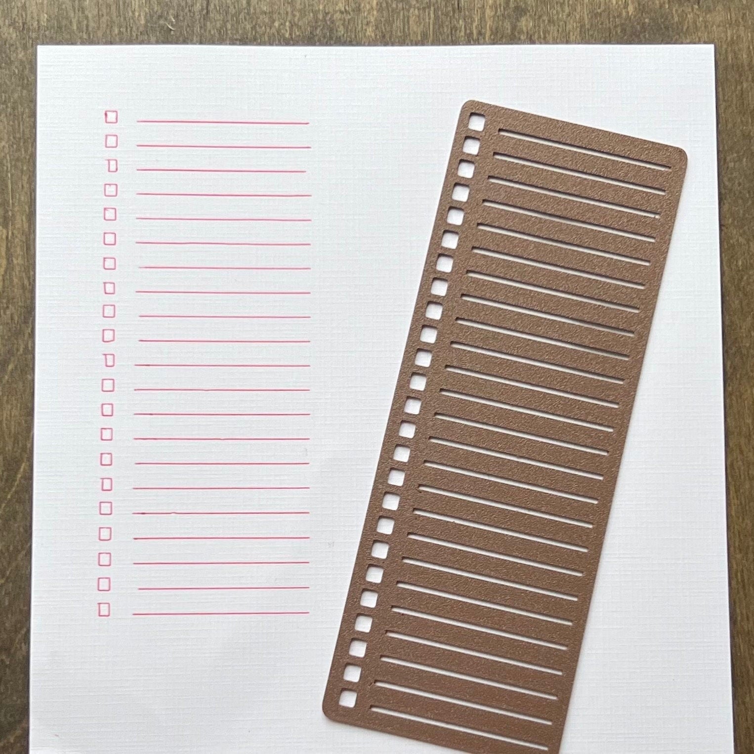 Downloadable To-Do List Stencil STL File for 3D Printing, Bullet Journals Stencil, Planners Stencil, Organization Stencil, Stencil Stl