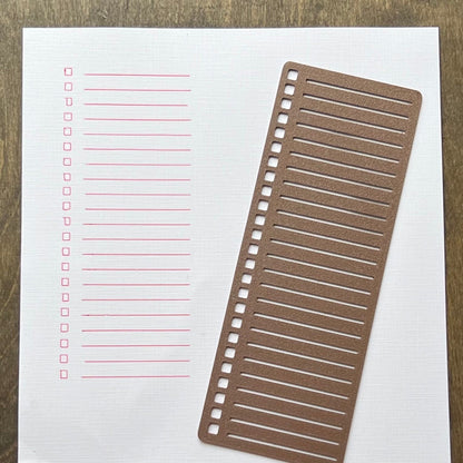 Downloadable To-Do List Stencil STL File for 3D Printing, Bullet Journals Stencil, Planners Stencil, Organization Stencil, Stencil Stl