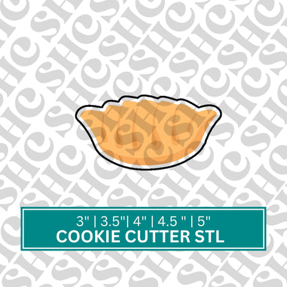Dumpling Cookie Cutter Stl |Lunar New Year Cookie Cutter STL| Biscuit Cookie Cutter | Lunar New Year Cookie | Chinese Cookie| Dumpling Stl