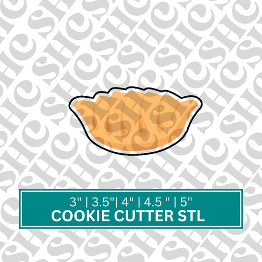 Dumpling Cookie Cutter Stl |Lunar New Year Cookie Cutter STL| Biscuit Cookie Cutter | Lunar New Year Cookie | Chinese Cookie| Dumpling Stl