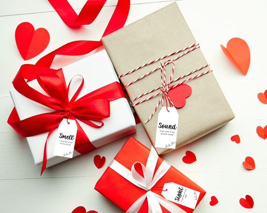 Elevate Every Gift with 5-Senses Gift Tag Printable | Sensory Gift Tags | Valentine's Gift Tag | Couple Gift Tags | Gift Sensations Gift Tag