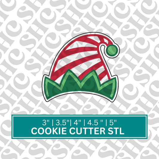 Elf Hat STL FILE | I'm Back Cookie Cutter , Santa's Helper STL File, Digital Download