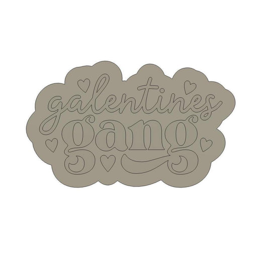 Galentine Gang Embosser & Cookie Cutter |Galentine Embosser | Valentine's Cookies | Galentine Debosser | Galentine Cookies |Galentine Design