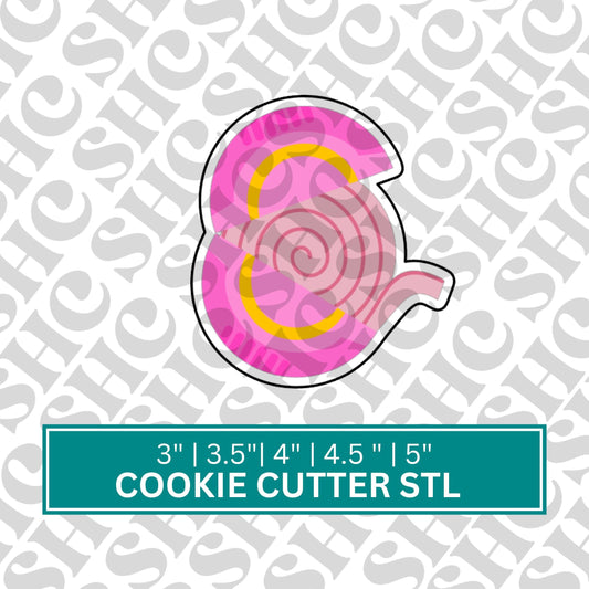Gum Tape Cookie Cutter STL |Retro Cookie Cutter STL | Retro Candy Cookie Cutter | 90s theme Cookies | Candy Cookie Cutter