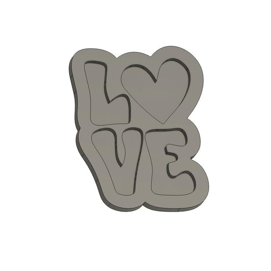 Love 2 Embosser & Cookie Cutter |Valentine Embosser | Valentine's Cookies | Valetine Debosser | Vday Cookies | Valentine's Design