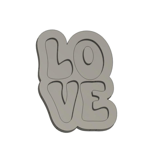 Love Embosser & Cookie Cutter |Valentine Embosser | Valentine's Cookies | Valetine Debosser | Vday Cookies | Valentine's Design