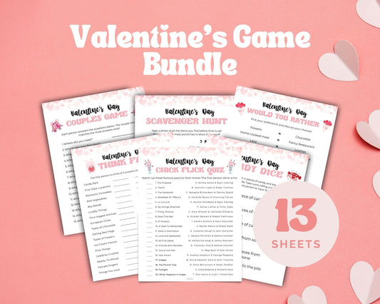 Love & Laughter Galore: Unwrap Joy with Our Valentine's Day Game Bundle