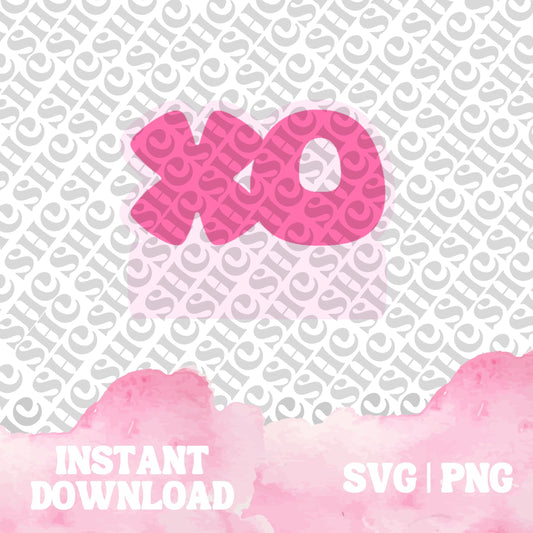 Modern XO PNG Svg | Valentine svg |Valentine Clipart | Vday Design | Galentine Cookie | xo png | xo svg| Romance Love svg png | DIY Craft