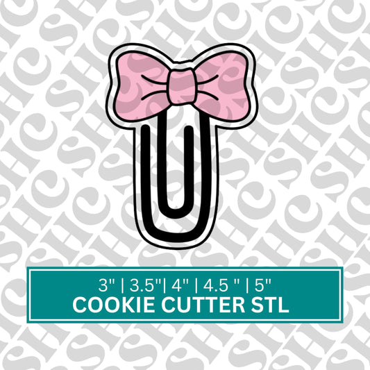 Pencil Bow Cookie Cutter STL | Back-to-School and Teacher Appreciation Cookies | 3D Printable Baking | Bow Cookie Stl | Trending Cookies