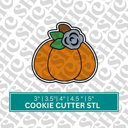 Pumpkin Cookie Cutter STL |STL File | 3D Printing | Digital Download