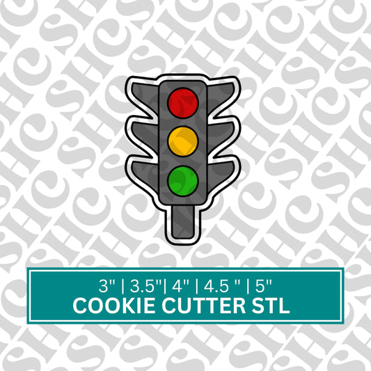 Racing Stoplight Cookie Cutter STL File – Perfect for Baking Enthusiasts & Racing Fans
