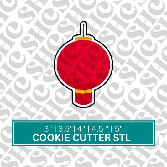 Round Lantern Cookie Cutter | Lunar New Year Cookie Cutter STL| Chinese Lantern Cookie | Lunar New Year Cookie | Lantern Cookie Stl|