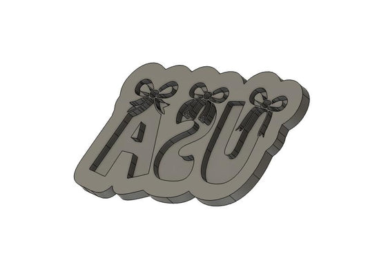 USA Bow Cookie Cutter and Embosser STL File for Patriotic Baking – Perfect for Independence Day Celebrations