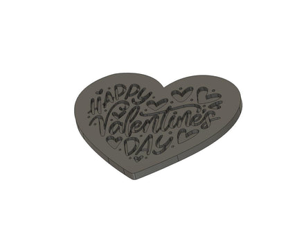 Valentines Embosser & Cookie Cutter | Happy Valentine's Day Embosser | Valentine's Cookies | Valentine Debosser | Vday Cookies | Vday Cookie