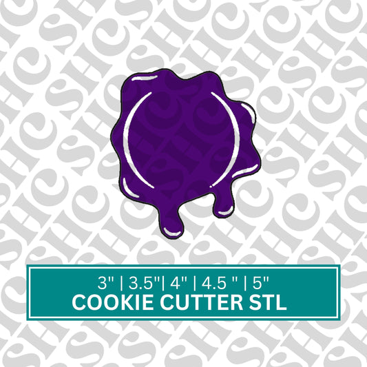 Wax Seal 2 STL FILE | 3D Printing | Digital Download | Print File | Stl | Cookie Cutter