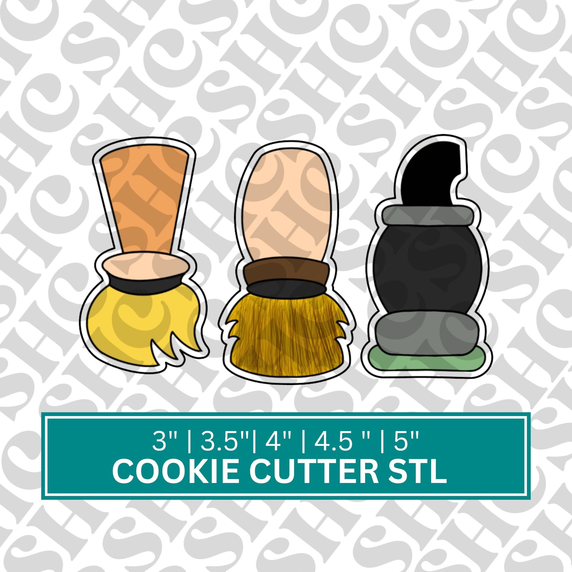 Witches Ride Cookie Cutter STL | STL FILE| 3D Printing | Digital Stl File | Digital Download