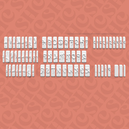 Alphabet Stamp Set (Signature Font) - SHCreations