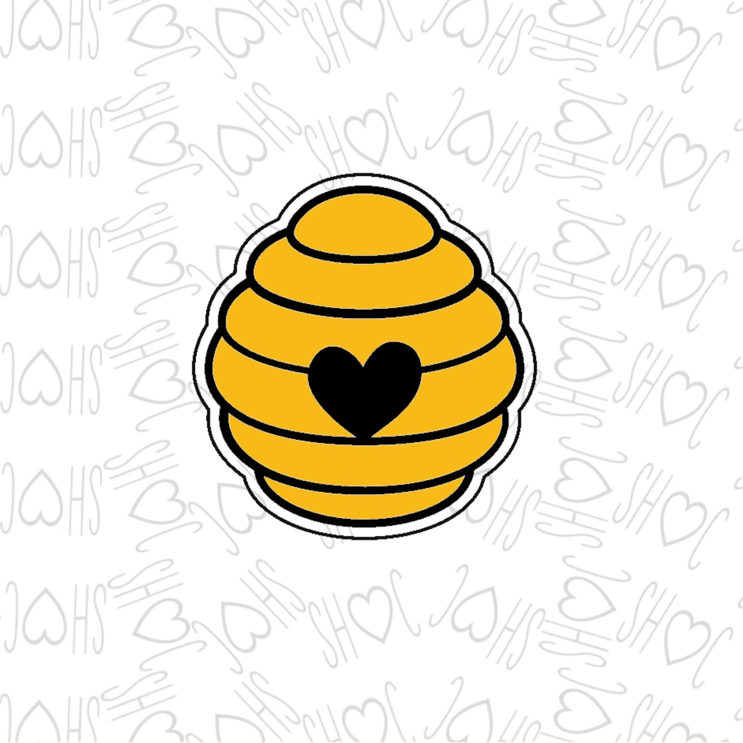 DONE TO ORDER: Bee Hive 1 Cookie Cutter