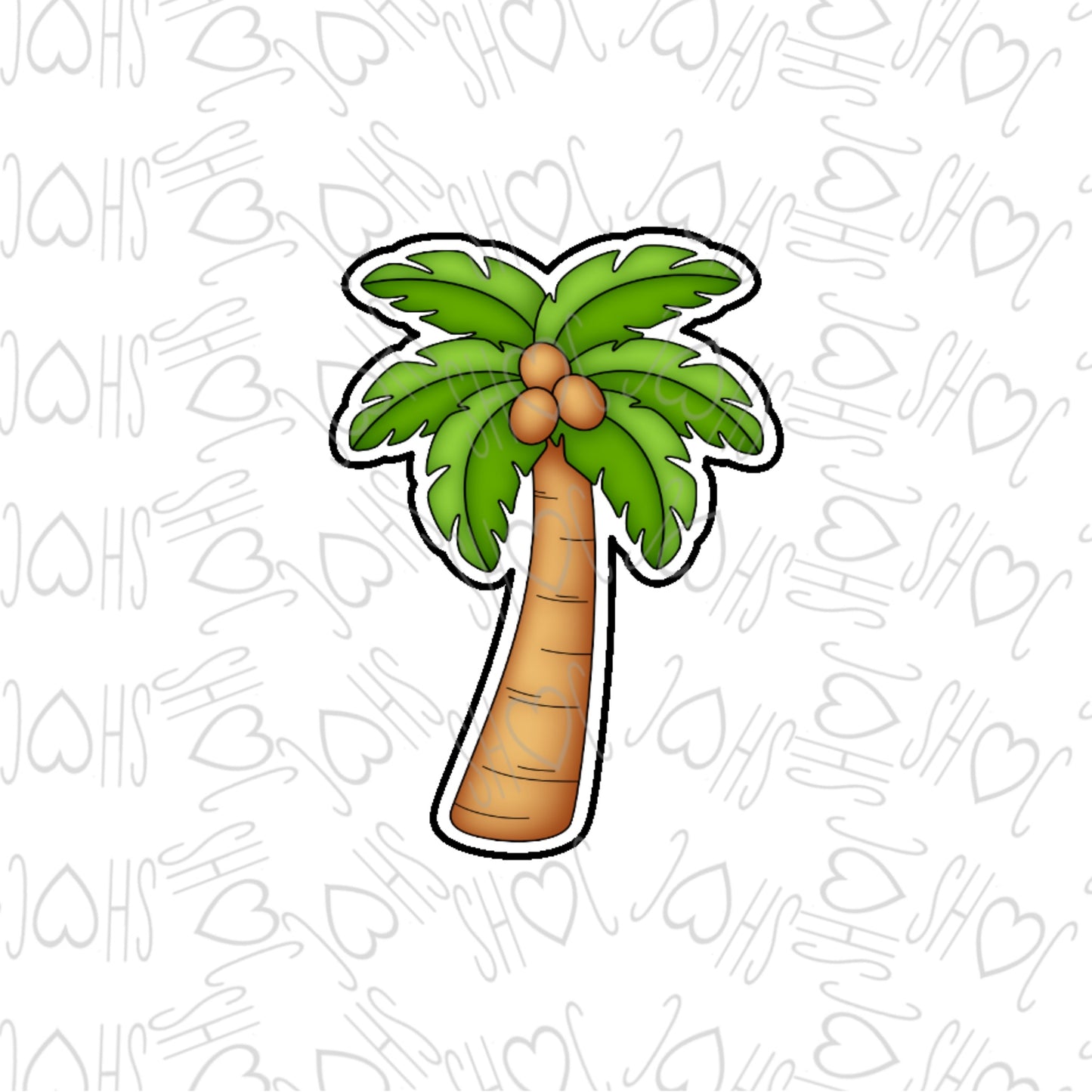 DONE TO ORDER: Palm Tree Cookie Cutter