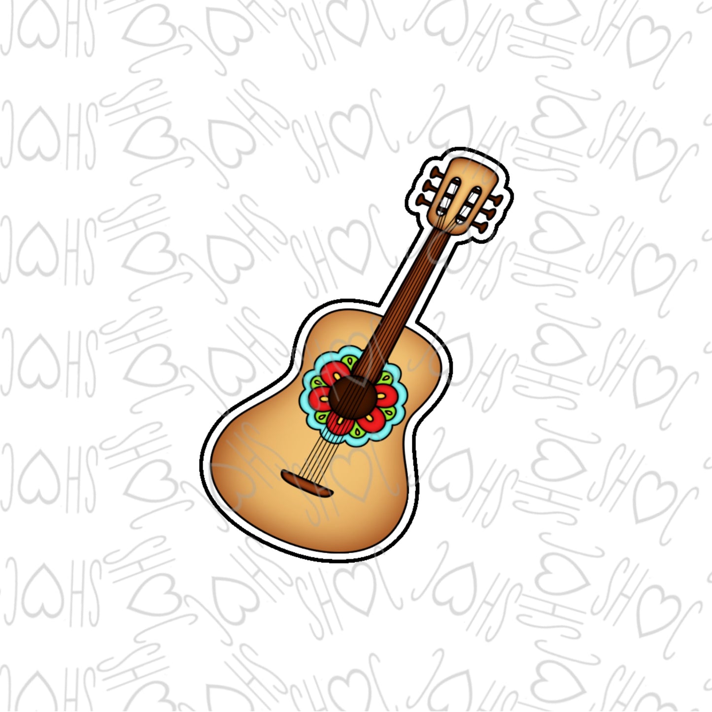 DONE TO ORDER: Guitar Cookie Cutter