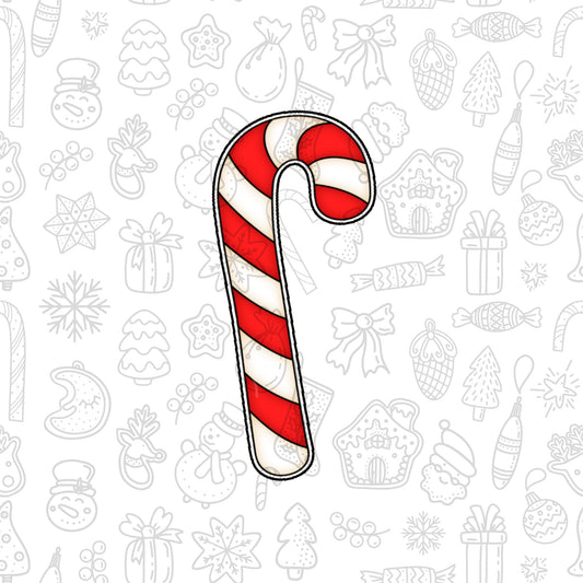 DONE TO ORDER: Candy Cane Cookie Cutter