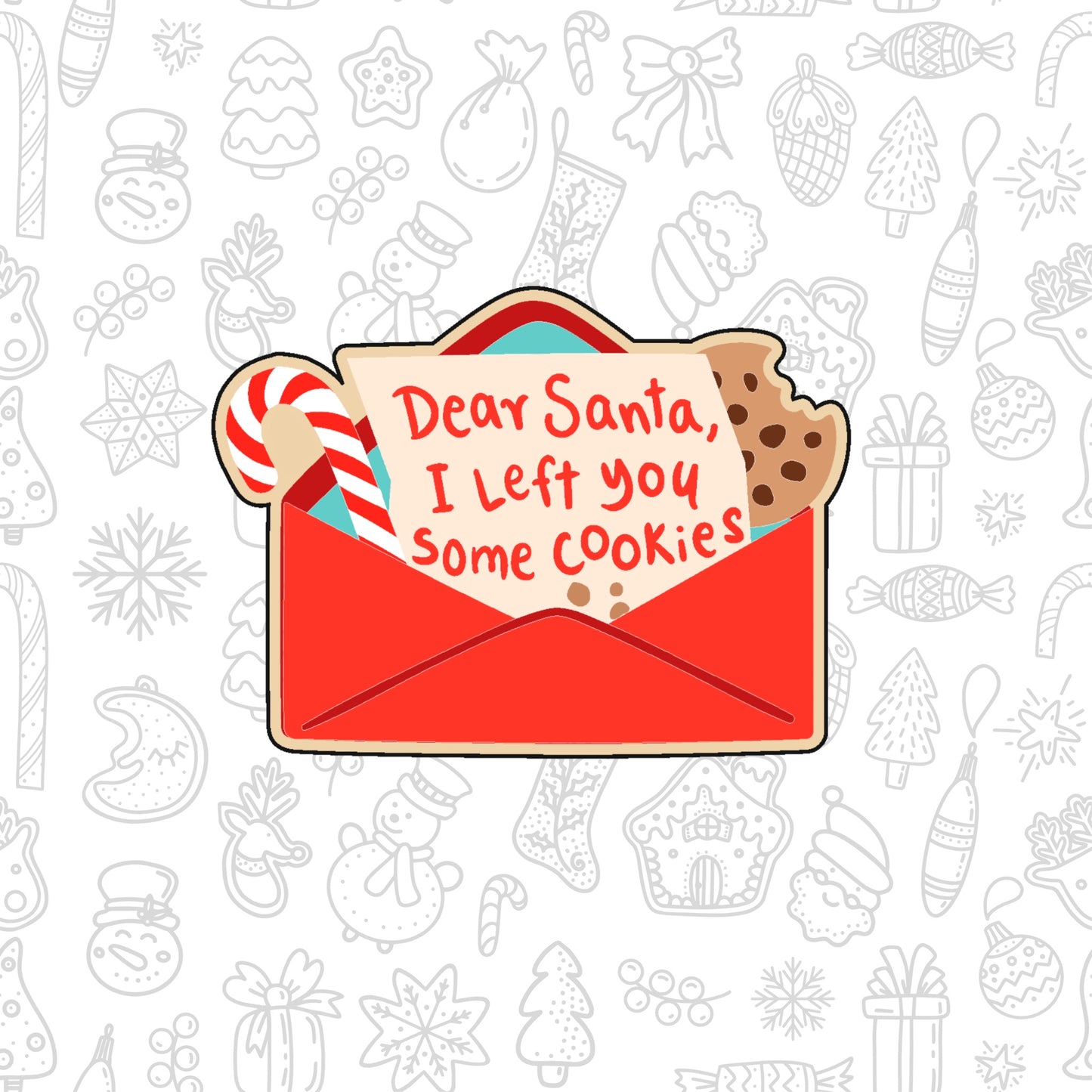 DONE TO ORDER: Letter to Santa Cookie Cutter