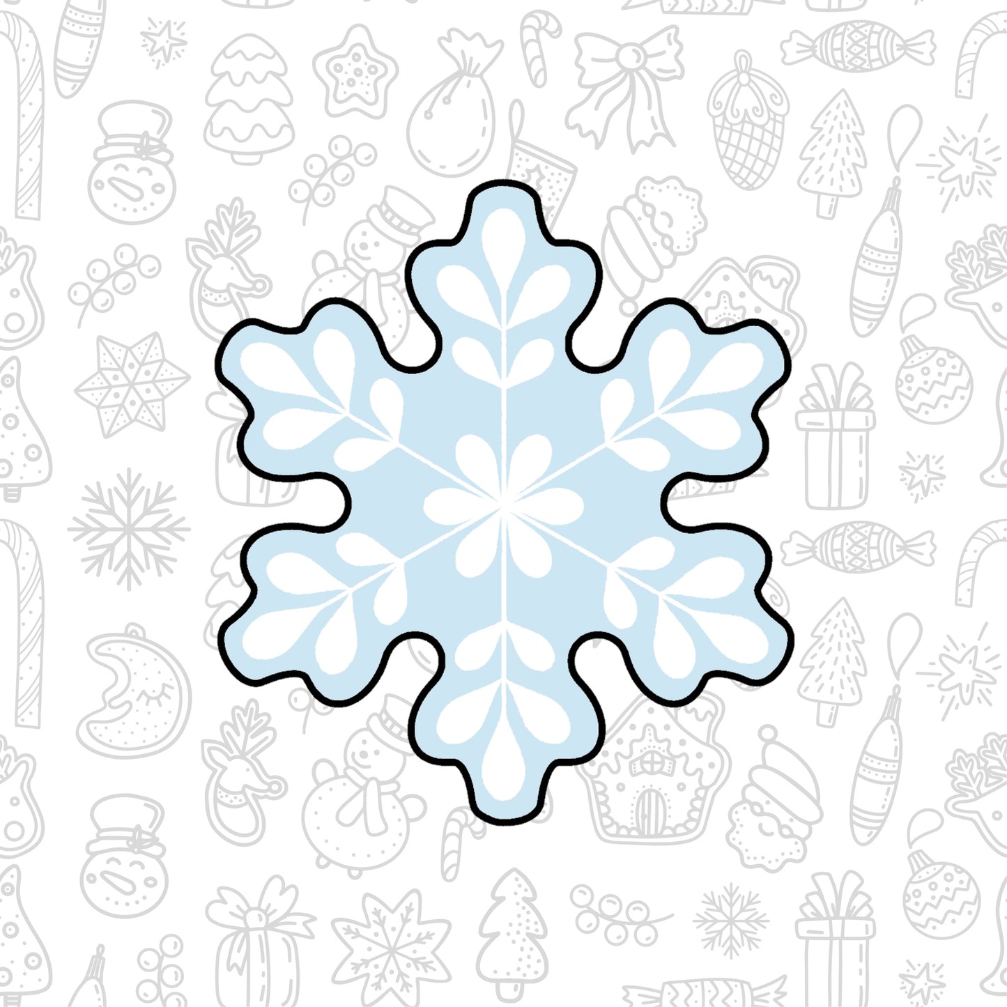 DONE TO ORDER: Snowflake Cookie Cutter