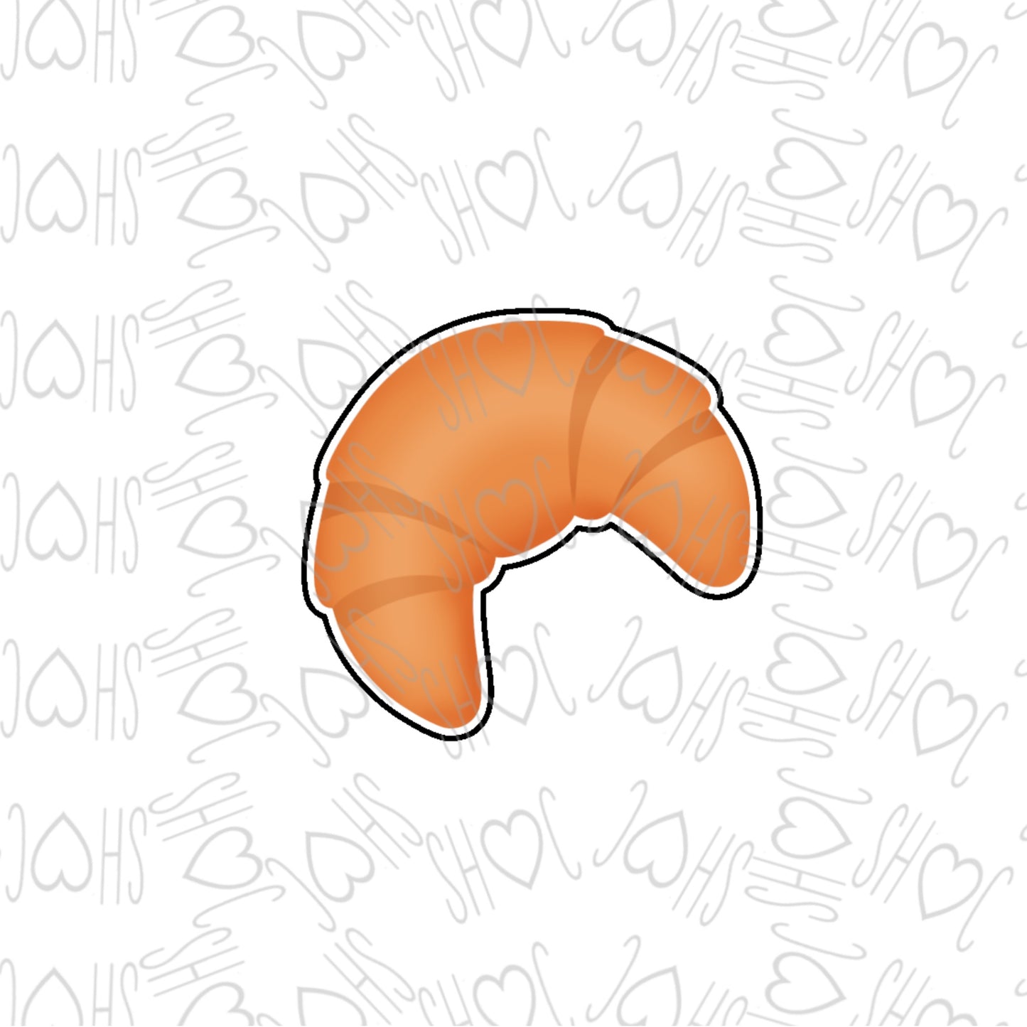 DONE TO ORDER: Croissant Cookie Cutter