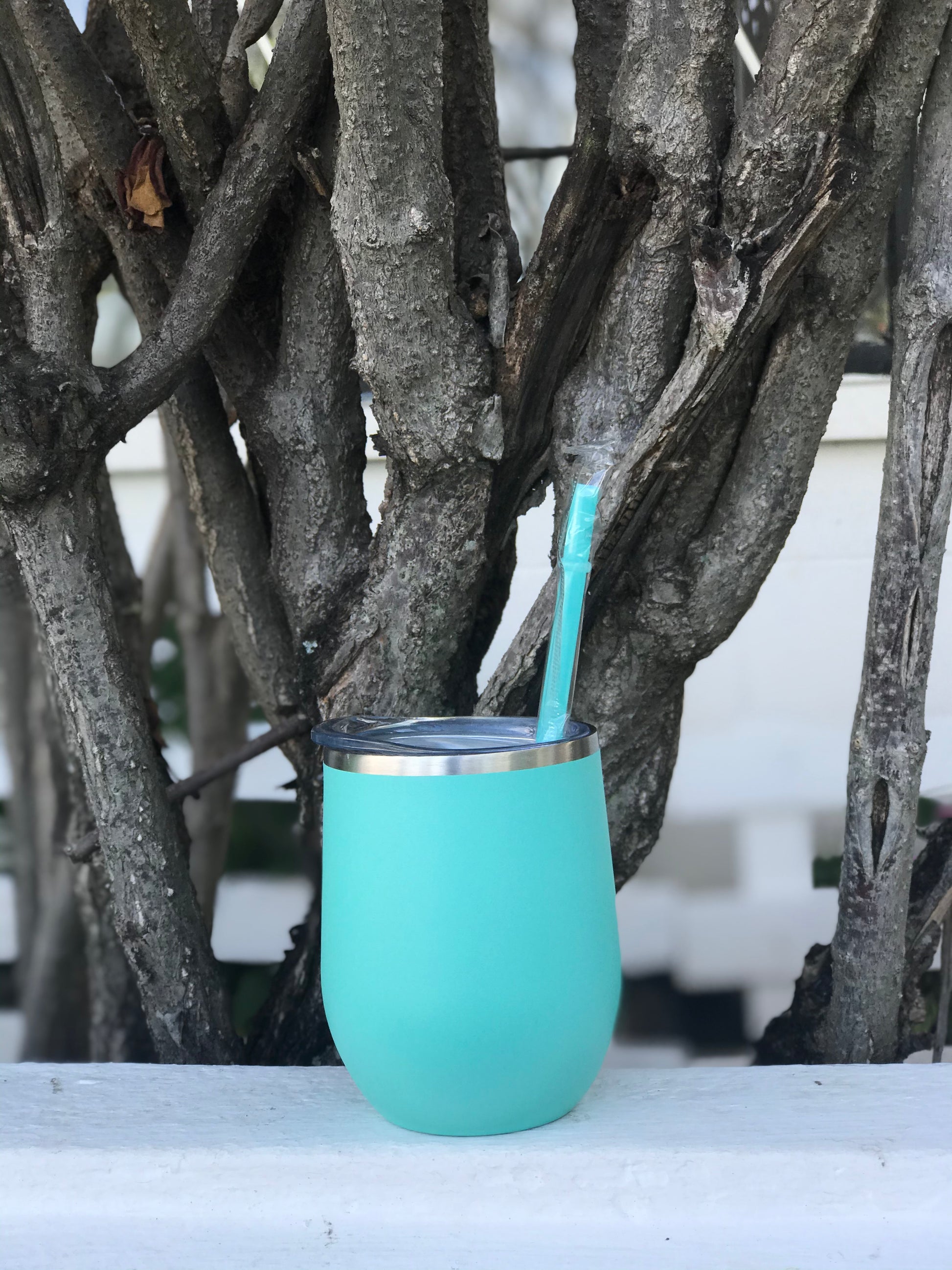 Custom Insulated Wine Tumbler w/Matching Straw - SHCreations