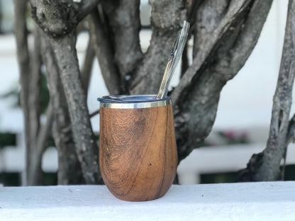 Custom Insulated Wine Tumbler w/Matching Straw - SHCreations