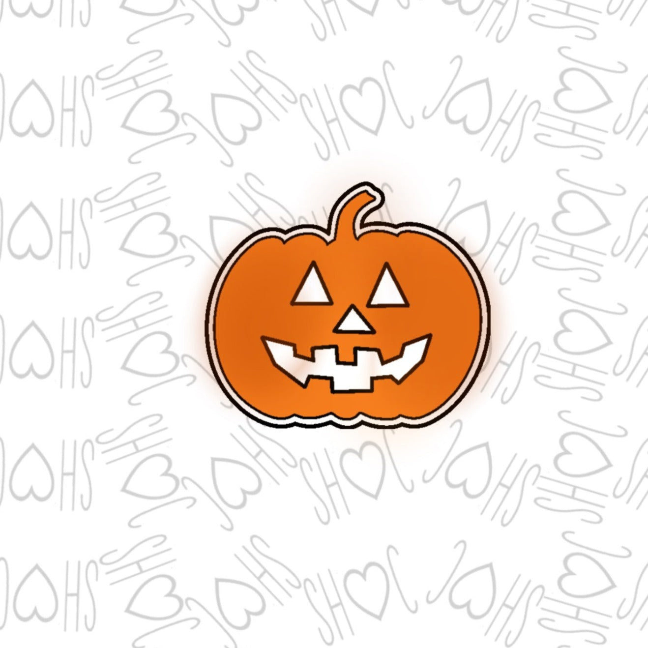 DONE TO ORDER: Jack O' Lantern Cookie Cutter + Fondant Stamp