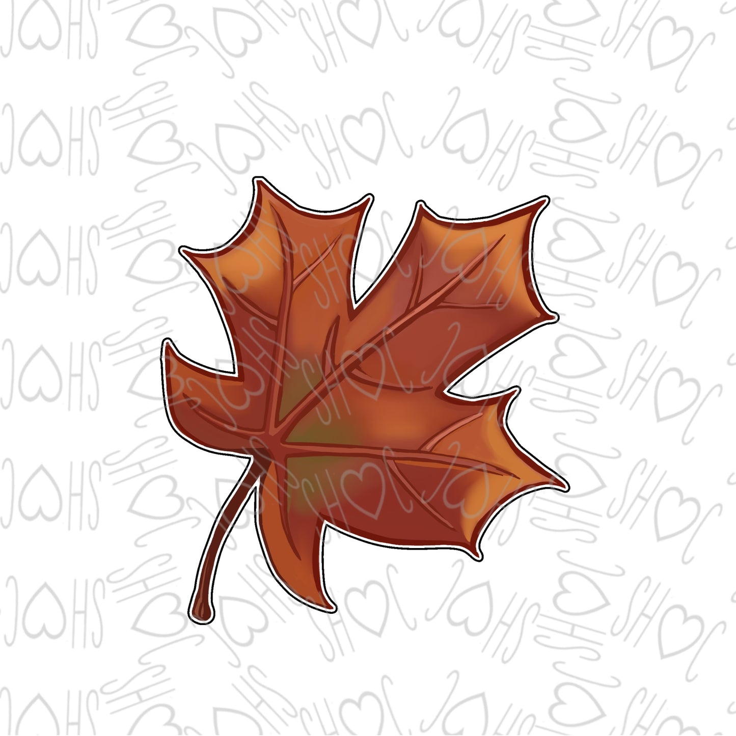 DONE TO ORDER: Autumn Leaf 6 Cookie Cutter