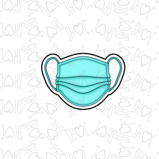 DONE TO ORDER: Medical Mask Cookie Cutter