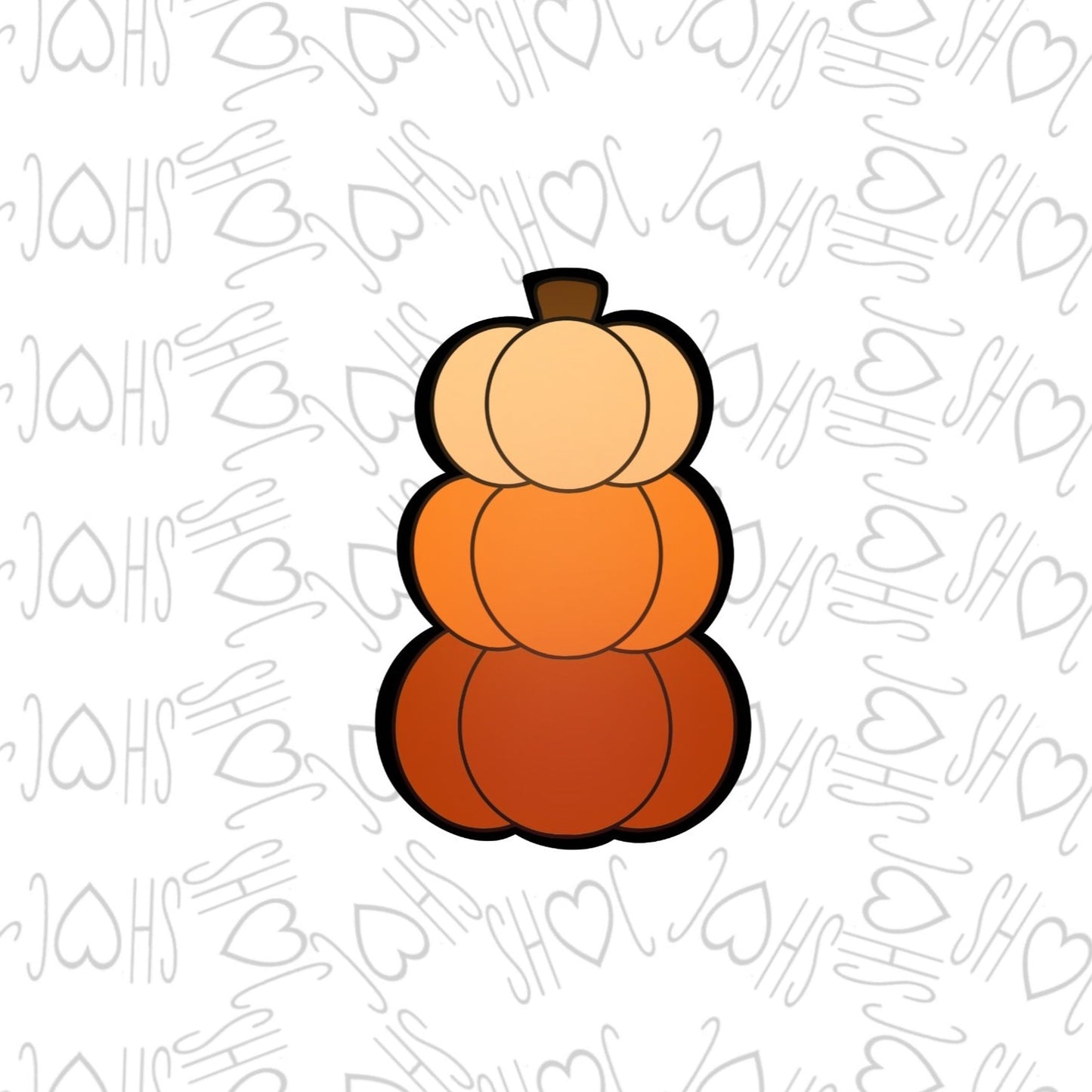 DONE TO ORDER: Pumpkin Tower Cookie Cutter